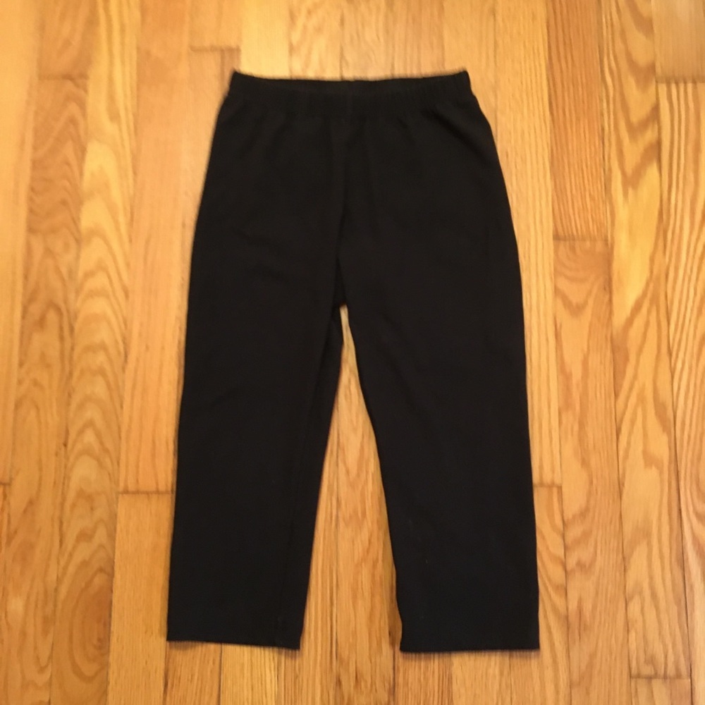 Hanna Andersson Capri Leggings Black 140 Size 10